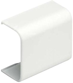 CF10WH-X, Coupler fitting for use with LD10 raceway, White, ABS, Length 2.00 in.
