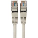 18-8004-1, Шнур коммутационный, патч-корд F/UTP RJ45-RJ45, CAT 5e, LSZH серый, 1,5м