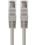 18-8001, Шнур коммутационный, патч-корд U/UTP RJ45-RJ45, CAT 5e, LSZH серый, 0,5м