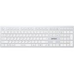 Клавиатура A4TECH Fstyler FBX50C, USB, Bluetooth/Радиоканал, белый [fbx50c white]