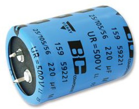 Фото 1/2 470μF Aluminium Electrolytic Capacitor 500V dc, Snap-In - MAL215919471E3