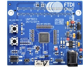 Фото 1/2 UMFT601A-B, Оценочная плата, мост FIFO - USB 3.0, 32-битная шина FIFO, HSMC разъем, микросхема версии B
