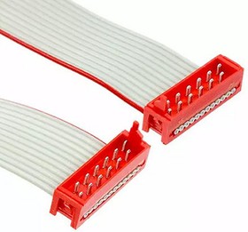 Фото 1/3 2205064-3, Micro-MaTch Series Flat Ribbon Cable, 12-Way, 1.27mm Pitch, 200.5mm Length, Micro-MaTch IDC to