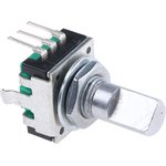 24 Pulse Incremental Mechanical Rotary Encoder with a 6 mm Flat Shaft, Through Hole