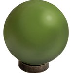 Ручка-кнопка салатовая керамика KF12-15