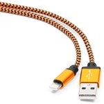 Кабель USB 2.0 Cablexpert, AM/Lightning, 8P, 1м, нейлоновая оплетка ...