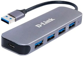 DUB-1340, USB Hub, Micro USB-B Socket, 3.0, USB Ports 4, USB-A Socket
