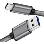 Кабель USB - USB Type-C, 2м, Telecom TC403M-2M