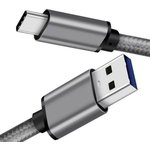 Кабель USB - USB Type-C, 1м, Telecom TC403M-1M