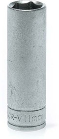 Фото 1/2 M140611-C, 1/4 in Drive 11mm Deep Socket, 6 point, 49.5 mm Overall Length