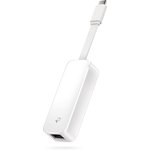 UE300C, Сетевой адаптер USB Type-C/RJ45 Gigabit Ethernet 1хRJ45 до 1Гбит/с, белый