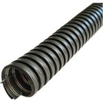 CORRUGATED Metal sleeve in PVC insulation MRPIng 25 (50 m/pack) black with broach