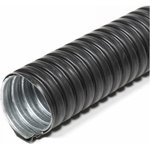 CORRUGATED Metal sleeve in PVC insulation MRPIng 25 (50 m/pack) black with broach