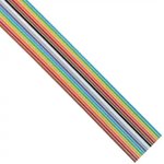 3302/16-100, Flat Cables .050" 16C 10 COLOR 28AWG STRANDED