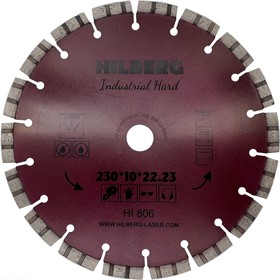 Фото 1/2 Диск алмазный отрезной 230х22.23 Industrial Hard HI806