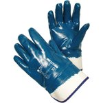 Нитриловые рабочие перчатки с обливом маслобензостойкие, размер 10 2805-10