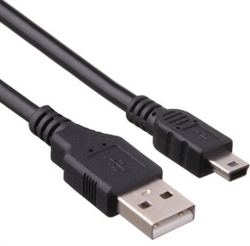 Фото 1/3 EX205300RUS, Кабель USB 2.0 ExeGate EX-CC-USB2-AMminiBM5P-0.5 (Am/miniBm 5P, 0,5м)
