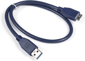 Фото 1/3 EX284935RUS, Кабель USB 3.0 ExeGate EX-CC-USB3- AMmicroBM9P-0.5 (Am/microBm 9P, 0,5м)
