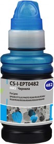 Фото 1/2 Чернила CACTUS CS-I-EPT0482, для Epson, 100мл, голубой