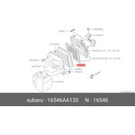 16546-AA120, Фильтр воздушный\ Subaru Impreza 1.5i 08 /Forester 2.0i 08