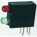 553-0111-200F, 553-0111-200F, Red Right Angle PCB LED Indicator, 2 LEDs ...