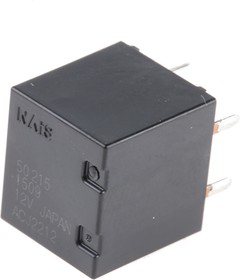 Фото 1/4 ACJ2212, PCB Mount Automotive Relay, 12V dc Coil Voltage, 20A Switching Current, DPST