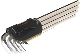 RF5102XL, Набор ключей Г-образных 6-гранных экстра длинных 10пр. (1.27, 1.5, 2, 2.5, 3-6, 8, 10мм) в пластиков