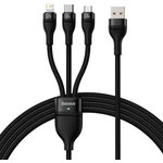 (CASS040001) кабель USB BASEUS Flash Series II 3 в 1, Micro-USB, Type-C ...