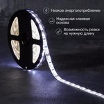 141-2027, Лента светодиодная 12В, SMD5050, 14,4Вт/м, 60 LED/м, 6500К, 10мм, 5м ...