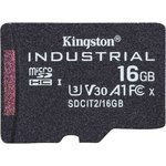 SDCIT2/16GBSP, 16 GB Industrial MicroSDHC Micro SD Card, Class 10, UHS-I, U3, V30, A1
