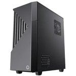 Gamemax Contac COC BG ATX case, black/grey, w/o PSU, w/2xUSB3.0, w/1x14cm ARGB front fan(GMX-FN14-Rainbow-C9), w/1x12cm ARGB rear fan(GMX-FN