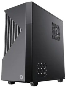 Фото 1/10 Gamemax Contac COC BG ATX case, black/grey, w/o PSU, w/2xUSB3.0, w/1x14cm ARGB front fan(GMX-FN14-Rainbow-C9), w/1x12cm ARGB rear fan(GMX-FN