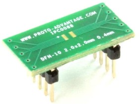 IPC0088, Sockets & Adapters DFN-10 to DIP-10 SMT Adapter