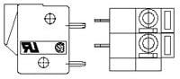 1776261-4, Клеммная колодка типа провод к плате, 5 мм, 4 вывод(-ов), 22 AWG, 14 AWG, 2 мм², Вставной