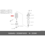 20380FG020, Пружина подвески задней, Impreza (07-10)