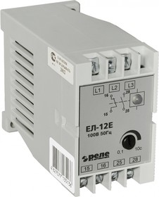 Реле контроля трехфазного напряжения Реле и Автоматика, ЕЛ-12Е 100В 50Гц A8222-77135228
