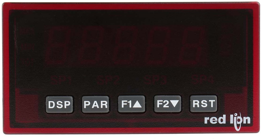 Process Display Panel Mounted PAXP0010, Process Meter LED - Red Characters Display Panel Mount ...