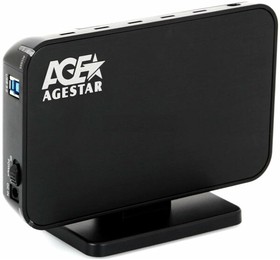 Фото 1/2 Внешний корпус для HDD AgeStar 3UB3A8-6G Black