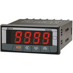 MT4Y-DV-4N вольтметр-индикатор Uпост. тока 0-50мВ...500В, 100-240VAC, 72х36 мм