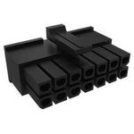 10127716-12GLF, Power to the Board Minitek Power3.0 DR Rec Hsg 12Pos