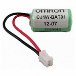 CJ1W-BAT01 (1/2AA), Фирменный 2 пиновый штекер, Элемент питания литиевый (1шт) ...