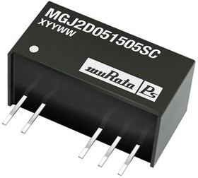 Фото 1/2 MGJ2D121505SC, Isolated DC/DC Converters - Through Hole 2W 12-15VIN 5VOUT DC/DC