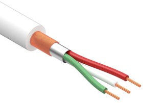 30-00180, Multi-Conductor Cable Foil/Spiral Polyvinyl Chloride 3Conductors 28AWG 4.1mm 300V White Polyvinyl Chloride