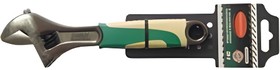 RF649200AB, Ключ разводной с резиновой рукояткой 8''-200мм (захват 25мм), на пластиковом держателе