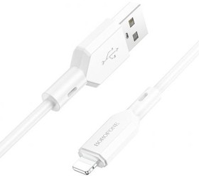 (6974443384475) кабель USB BOROFONE BX70 для Lightning, 2.4A, длина 1м, белый