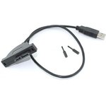 (089209) переходник miniSATA на USB 2.0 на шнурке 50см с индикаторами питания и чтения HDD