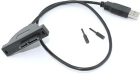 (089209) переходник miniSATA на USB 2.0 на шнурке 50см с индикаторами питания и чтения HDD