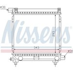 62551, NS62551_радиатор системы охлаждения!\ MB W124/W201 1.8-2.3 82-93