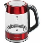 Чайник GLASS K20ES-2001 1.7L RED THOMSON