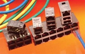 5-6610023-1, Modular Connectors / Ethernet Connectors RJ45 Connector